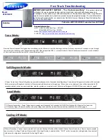 Preview for 1 page of Samsung RF261BEA Service Data Sheet