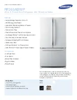 Preview for 1 page of Samsung RF265AB Specifications