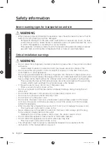 Предварительный просмотр 6 страницы Samsung RF28T5001SR/AA User Manual