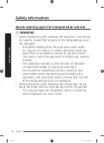 Предварительный просмотр 10 страницы Samsung RF28T5A01B1 User Manual