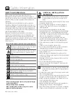 Предварительный просмотр 2 страницы Samsung RF4267HA User Manual