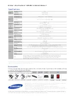 Preview for 4 page of Samsung RF711 Specification