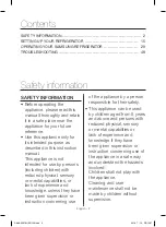 Preview for 2 page of Samsung RH77H90 User Manual