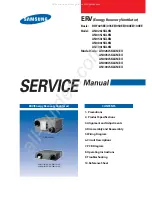 Preview for 1 page of Samsung RHF025EE Series Service Manual
