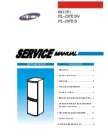 Samsung RL-28FBSI Service Manual preview