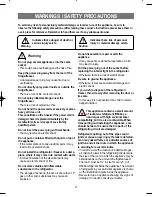 Preview for 3 page of Samsung RL39 Series Owner'S Instructions Manual