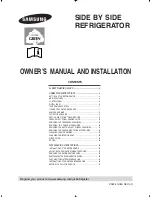 Preview for 1 page of Samsung RM25JWSH Owner'S Manual And Installation