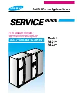 Предварительный просмотр 1 страницы Samsung RS21 SERIES Service Manual