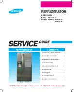 Preview for 1 page of Samsung RS261MD** Service Manual