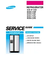 Samsung RS265 LAWP Service Manual preview