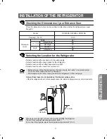 Preview for 17 page of Samsung RS265LASH Owner'S Manual And Installation