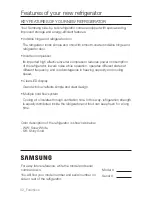 Preview for 2 page of Samsung RS542NCAESK/SC User Manual