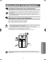 Предварительный просмотр 19 страницы Samsung RSE8KPPS1/XEP Owner'S Manual And Installation