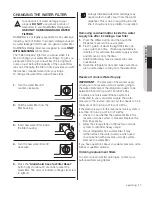 Предварительный просмотр 17 страницы Samsung RSG307 SERIES User Manual