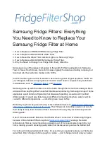 Preview for 1 page of Samsung RSG5UCRS Faq