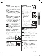 Preview for 17 page of Samsung RSG5UCRS User Manual