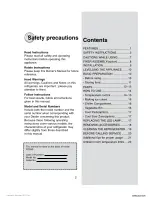 Preview for 3 page of Samsung RT2BDBTS Owner'S Instructions Manual