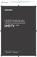 Samsung RU7090 User Manual preview