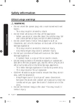 Preview for 12 page of Samsung RW33B99C5TF User Manual