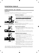 Preview for 6 page of Samsung RW51TS338SR/AA Installation Manual