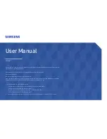 Preview for 1 page of Samsung S*H65* User Manual