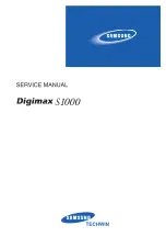 Предварительный просмотр 1 страницы Samsung S1000 - Digimax Digital Camera Service Manual