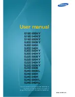 Предварительный просмотр 1 страницы Samsung S19D300HY User Manual