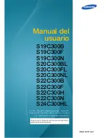 Preview for 1 page of Samsung S22C300H Manual Del Usuario