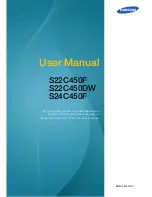 Samsung S22C450F User Manual preview