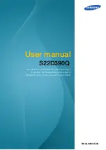 Предварительный просмотр 1 страницы Samsung S22D390Q User Manual