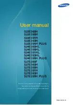Samsung S22E393H User Manual preview