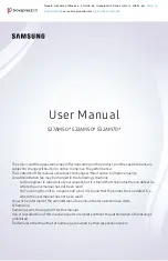 Preview for 1 page of Samsung S27AM50 Series User Manual