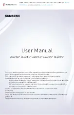 Samsung S27AM501NU User Manual preview