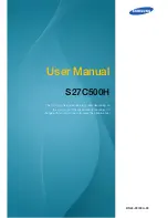 Samsung S27C500H User Manual предпросмотр