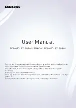 Preview for 1 page of Samsung S32BM50 Series User Manual