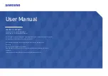 Preview for 1 page of Samsung S34C650VAE User Manual