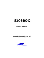 Samsung S3C6400X User Manual preview