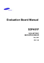 Preview for 1 page of Samsung S3F401F Hardware User Manual