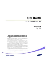 Samsung S3F84B8 Design Manual preview