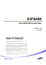 Samsung S3F84B8 User Manual preview