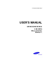 Samsung S3P80C5 User Manual предпросмотр