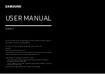 Preview for 1 page of Samsung S49A95 Series User Manual