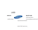 Samsung SAMSUNG L600 User Manual предпросмотр