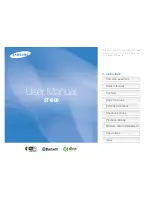 Preview for 1 page of Samsung SAMSUNG ST1000 User Manual