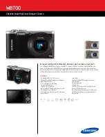 Samsung SAMSUNG WB700 Specifications preview