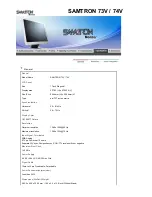 Preview for 43 page of Samsung Samtron 74V User Manual