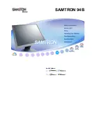 Samsung Samtron 94B User Manual preview