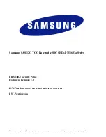 Samsung SAS 12G TCG Enterprise SSC SEDs PM1633a... Manual предпросмотр