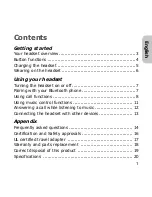 Preview for 4 page of Samsung SBH650 - Bluetooth Stereo Pendant Headset User Manual