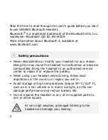 Preview for 5 page of Samsung SBH650 - Bluetooth Stereo Pendant Headset User Manual